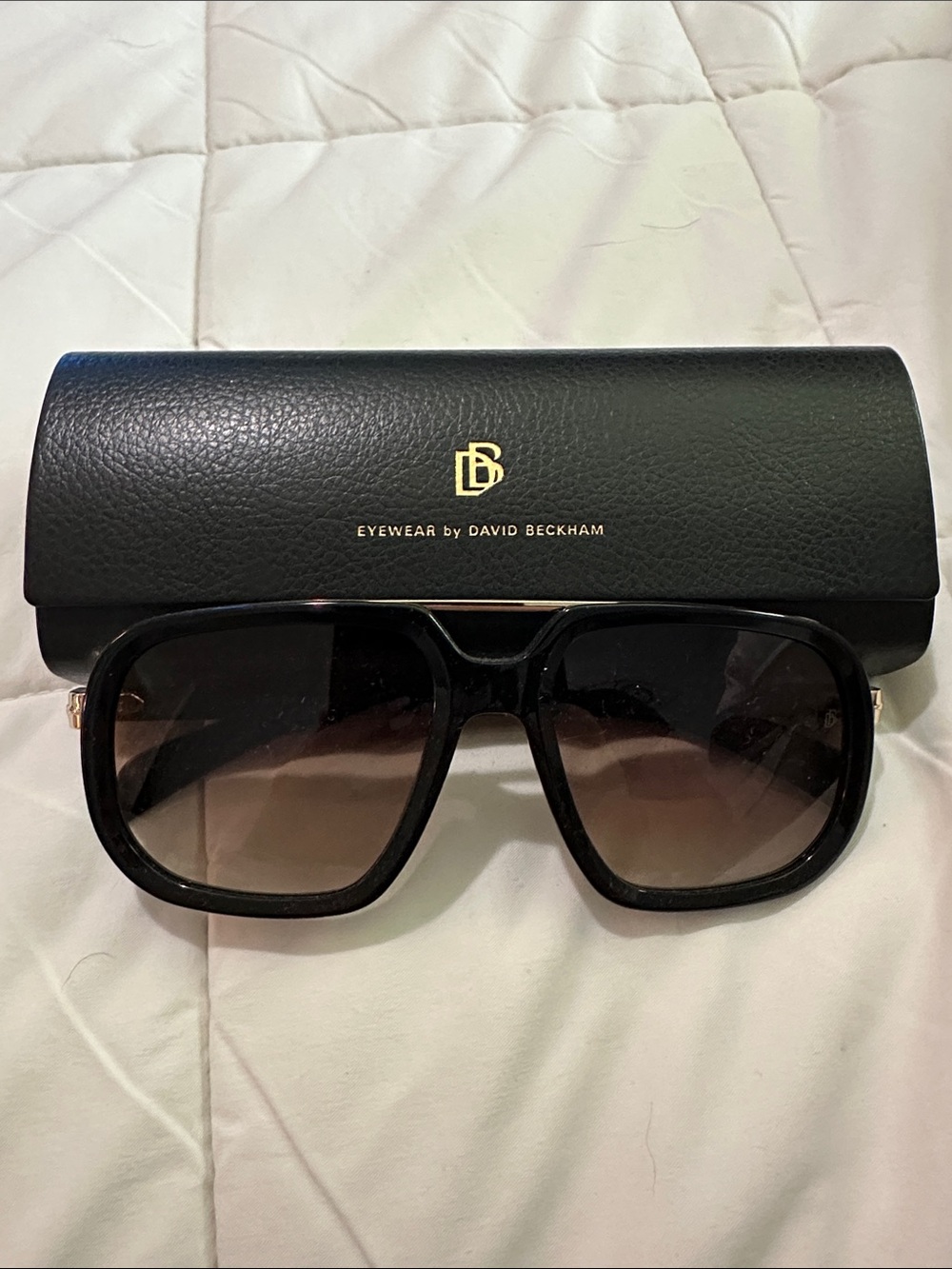 Brand new, never worn. David Beckham Men’s Black Sunglasses - Designer Eyewear